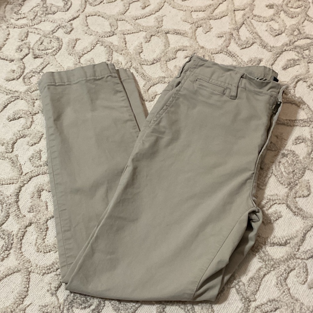 American Eagle Outfitters Men's Khaki Flex Athletic straight pants size 29x30